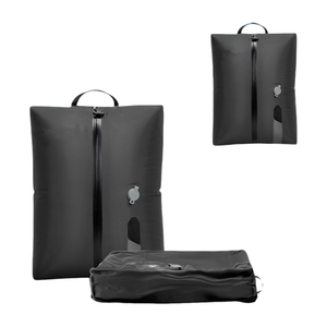 Tas penyimpanan perjalanan, kualitas tinggi 301-400ml geometris TPU tas penyimpanan vakum kompresi kedap udara tahan air ritsleting ruang tamu - Product Image 1