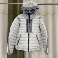Veste d'hiver pour homme avec capuche et poches pour lunettes, en coton matelassé vertical, résistante au vent, pour usage quotidien, trois couleurs, vente en gros