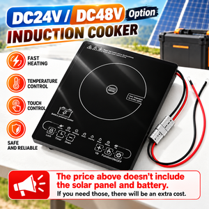 Cuisinière à Induction Haute Efficacité 24V/48V CC Alimentée par Batterie <span class=keywords><strong>Solaire</strong></span> 48V, Cuisinière à Riz à Induction pour Voyage en Extérieur - Product Image 2