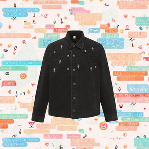 Spring Autumn Men's Camouflage <b>Denim</b> Black Turn-Down Collar <b>Vintage</b> High-Street Casual Button Fashion Stylish Finished Windproof - Product Image 3