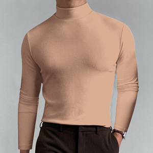 Nuova moda <span class=keywords><strong>manica</strong></span> <span class=keywords><strong>lunga</strong></span> <span class=keywords><strong>taglie</strong></span> <span class=keywords><strong>forti</strong></span> camicie da <span class=keywords><strong>uomo</strong></span> dolcevita tinta unita T Shirt da <span class=keywords><strong>uomo</strong></span> - Product Image 5