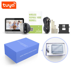 Meilleures ventes - Sonnette de <span class=keywords><strong>porte</strong></span> intelligente avec vision nocturne personnalisée, caméra WIFI, sonnette vidéo Tuya, PST-DB06T - Product Image 4