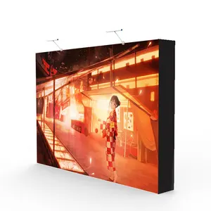 Pop Up System Foto Display Faltbare Stoff Stehen Event Tragbare Pop Up Display Hintergrund