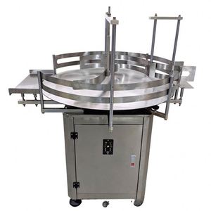 Machine d'orientation de bouteilles ronde entièrement automatique pour bouteilles en verre/plastique, type plateau tournant avec fonction de collecte des bouteilles - Product Image 6
