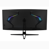 Moniteur incurvé 34 pouces 165 Hz 4K 3440*1440 21:9 Super Large pour le Gaming avec éclairage respirant