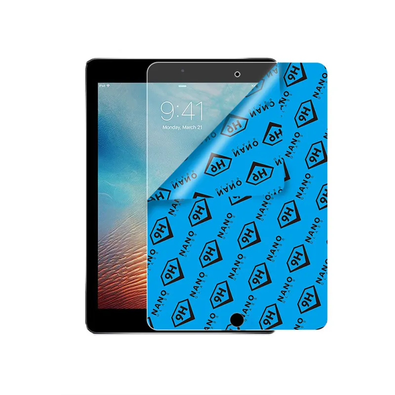 9H Nano Flexible Glass Nano Anti Shock Screen Protector Film For iPad 12.9 Inch 2022