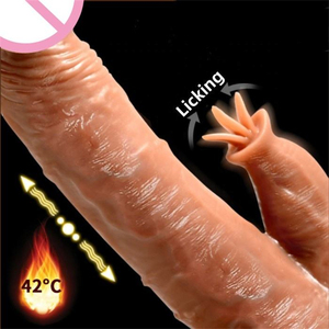 Vibratore Realistico Telecomandato Gelance con Funzione di Spinta e Riscaldamento per Donne, Produttore di Vibratori e Dildo - Product Image 4