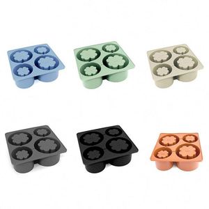 Eco-Friendly Inspired BPA-Free <b>Silicone</b> Ice Cube Tray Customizable Logo Easy Release with Lid - Product Image 4