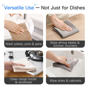 Paño de Cocina Grande con Diseño de Granos de Maíz, Uso en Seco y Húmedo, Poderosa Descontaminación, Sin Pelusas, Codificado por Colores para Áreas Separadas - Product Image 6