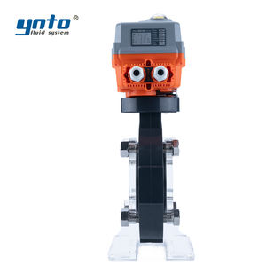 工业4英寸电动蝶阀高温水聚氯乙烯聚丙烯UPVC电动空气控制 - Product Image 5