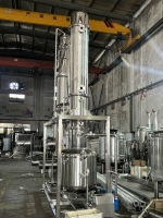 Valfilmdampverdampers voor laagtemperatuurconcentratie van fruit- en groentesap