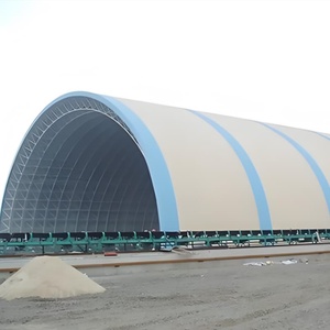 Estructura de Acero Personalizada para Garaje Industrial o Taller, de Bajo Costo y Alta Calidad, de Gran Vano para Almacenamiento - Product Image 5