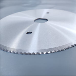 200mm/250mm/300mm/lâminas serrilhadas circulares da elevada precisão lâminas de aço inoxidável da faca do cortador redondo com borda afiada - Product Image 2
