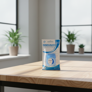 Hilo Dental Encerado con Menta y Logotipo Personalizado al por Mayor, 50M, Dispensador Portátil de PP, Hilo Dental en Bolsa con Cierre Hermético - Product Image 2