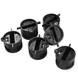 Juego de Tapones para Aletas de Surf, Compatibles con Tablas de Surf de 6 Aletas, Tipo Dual Tab, Estándar, 7 Días, SIN LOGO/CUSTOM, Unisex, 30081, Negro, <span class=keywords><strong>CIMI</strong></span> - Product Image 1