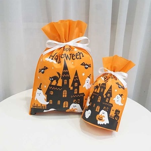 Borsa Non tessuta stampata su ordinazione all'ingrosso della coulisse la decorazione del partito <span class=keywords><strong>di</strong></span> <span class=keywords><strong>Halloween</strong></span> per la caramella per gli scopi promozionali - Product Image 5