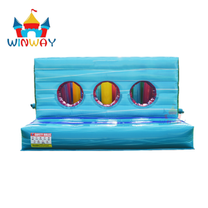 Parcours d'obstacles gonflable irisé à succès en 2026, directement de l'usine, jeu de tic-tac-toe commercial pour enfants, jeu de plein air amusant - Product Image 5