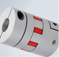 Accouplement élastique à double structure personnalisable OEM, moteur servo en aluminium, encodeur à vis étoile, accouplements d'arbre