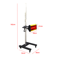 Lámpara de Curado de Pintura Infrarroja Innovator IT541, CA 220-240V, 650x500mm, con Temporizador de 0-60min, 1KW, Material de Aluminio, para Pintura de Automóviles