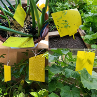 Pièges à insectes collants jaunes double face, ultra-adhésifs et découpables pour les moucherons, les pucerons, la protection des plantes de jardin et des serres