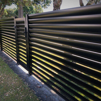Pergola de jardin automatique décorative en alliage d'aluminium avec télécommande, clôture de sécurité, écologique, durable, revêtement en poudre