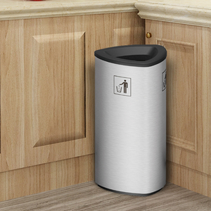 New arrivals khách sạn hiện đại tam giác rác Thùng rác có thể nắp màu đen riêng biệt chất thải Thùng - Product Image 5