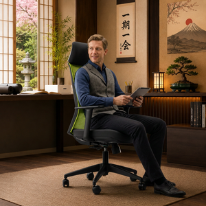 Ergonomic High-Back Fabric Lift Chair with Adjustable Armrest Built-In Headrest <b>Power</b> Lift for Home Office Use - Product Image 1