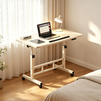 Bureau portable pour étudiants, table de chevet simple pour la maison, bureau empilable