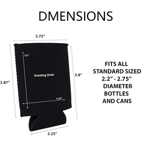 New Arrival khuyến mại thăng hoa trống mập mạp làm mát cách điện Neoprene bia mập mạp làm mát có thể giữ tay áo cho HTV - Product Image 3