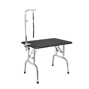 Mesa seca plegable duradera de 300KG de capacidad máxima <span class=keywords><strong>para</strong></span> perros y gatos, calidad de salón con reposabrazos y bandeja de soga, mesa de aseo <span class=keywords><strong>para</strong></span> mascotas - Product Image 4