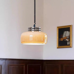 New Nordic Vintage Pendant <b>Light</b> Wabi-Sabi Style Retractable for <b>Dining</b> Room Bedroom Island Japanese Chandeliers Pendant <b>Lights</b> - Product Image 1