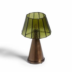 Lámpara de Mesa de Vidrio Agrietado de Estilo Vintage Francés, Bombilla Incandescente E27 220V, Iluminación de Noche, Lámpara Decorativa - Product Image 2