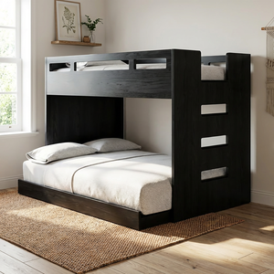 <span class=keywords><strong>Lit</strong></span> <span class=keywords><strong>superposé</strong></span> <span class=keywords><strong>double</strong></span> <span class=keywords><strong>en</strong></span> bois moderne pour petit appartement, hôtel, école, dortoir, <span class=keywords><strong>avec</strong></span> échelle, <span class=keywords><strong>lit</strong></span> composite pour 2-3 personnes, CE - Product Image 3