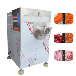 Penggunaan industri mesin pengolahan daging blok besar daging cincang segar mesin penggiling daging beku