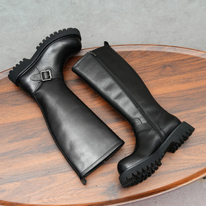 Nouvelles Bottes Classiques de Designer pour Hommes en Cuir Véritable Automne-Hiver 2025 – Confortables, Imperméables et Antidérapantes pour le Travail - Product Image 4