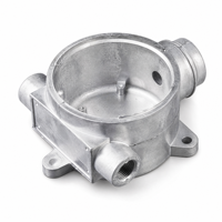 Service de moulage sous pression d'aluminium, fabrication sur mesure OEM, boîtier de conduit antidéflagrant, fabricant de boîtiers métalliques circulaires