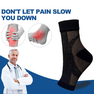 Melenlt Manga de compresión Tobillera Calcetines Algodón y Nylon para deportes Esguince Protección de tobillo - Product Image 5