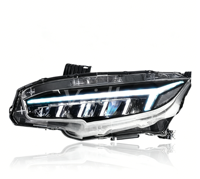 Feux avant Veidt pour Honda Civic 10e génération 2016-2021, ensemble de phares modifiés Dragon Wing RGB LED, feux de jour à LED, éclairage dynamique