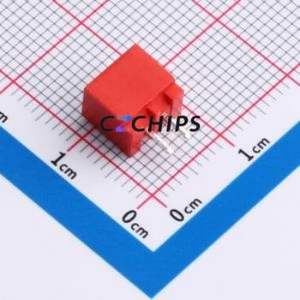 ZX-HA2.54-2PZZ-R Wire-to-Board Pin Header Through hole Component (THT),P=2.5mm Connector 1x2P 2.5mm Through Hole XHB - Product Image 2