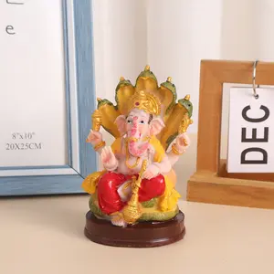 Indian god statue Feng shui resin crafts Thai god religious articles sculpture hand-painted pieces
