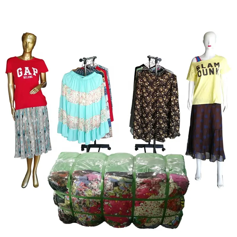 4 ikinci el kullanılmış bayanlar ipek etek fiyat etek güney kore Sumo abd abd balya Premium kullanılan giysiler