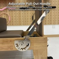 Offre Spéciale : Barre de pieds réglable en chêne de haute qualité pour Reformer Pilates – Durable, usage commercial, pour la maison, la salle de sport, le studio de yoga, la santé, écologique