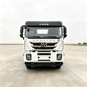 Camion à benne basculante SAIC Hongyan 6x4, 25 tonnes, avec bras de levage pour conteneurs, pour le transport des déchets municipaux - Product Image 1