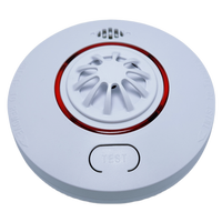 Sistema de Alarma con Detector Térmico Independiente Portátil, Carcasa de ABS, Batería de Litio de Larga Duración (10 Años), Sonido y Luz, DC3V, para el Hogar