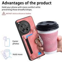 Pour OnePlus 10T 11 12 Retro Ring Multi-Card Luxury Mobile Phone Case PU Leather Magnetic