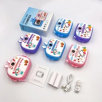Mini appareil photo instantané pour enfants, impression en un seul geste, caméscope numérique portable sur papier thermique, carte TF, écran de 2,4 pouces
