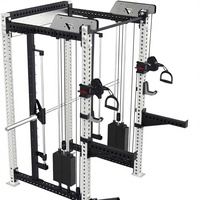 YG FITNESS YG-A006 – Cage de musculation professionnelle de qualité supérieure, machine de fitness multifonctionnelle Smith Trainer pour usage en salle de sport