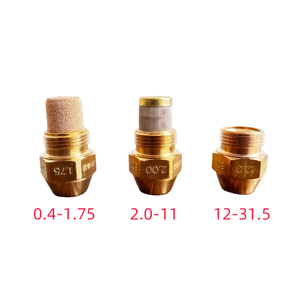 หัวฉีดน้ำมันแบบแข็ง 45 องศา 0.5 ถึง 5.0 GPH อะไหล่ฉีดพ่นความแม่นยำสูงสำหรับหม้อต้มน้ำร้อนในที่อยู่อาศัย - Product Image 1