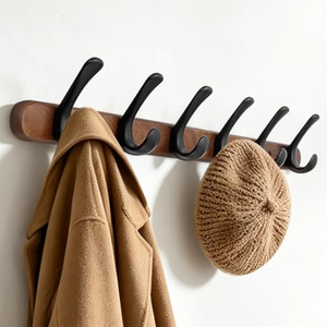 ตะขอแขวนติดผนังแบบเรียบง่ายสำหรับทางเข้าห้องน้ำ-ไม่ต้องเจาะ - Product Image 1
