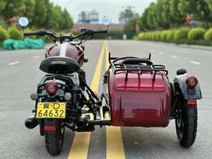 Side-car à essence monocylindre avec troisième roue arrière refroidie par eau et démarrage électrique pour motos - Product Image 2